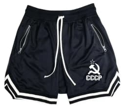 Summer CCCP Russia Men's Casual Fashion Basketball Shorts Brand Multicolor Hip Hop Men's Comfortable Casual Basketball Pants