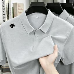 2026 new Men's embroidery Polo Shirt Fashion Sports Top Summer Comfortable Breathable Leisure High end T-shirt shirt men shirts