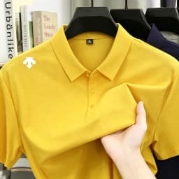 2026 new Men's embroidery Polo Shirt Fashion Sports Top Summer Comfortable Breathable Leisure High end T-shirt shirt men shirts