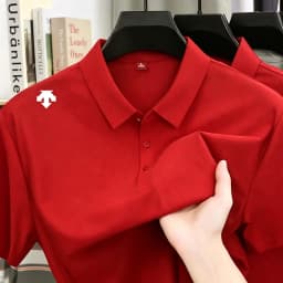 2026 new Men's embroidery Polo Shirt Fashion Sports Top Summer Comfortable Breathable Leisure High end T-shirt shirt men shirts