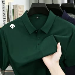 2026 new Men's embroidery Polo Shirt Fashion Sports Top Summer Comfortable Breathable Leisure High end T-shirt shirt men shirts