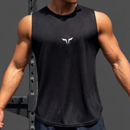 Street Fitness Tank Top Men's Sleeveless Training Shirt Outdoor Fitness Gym Park T-shirt