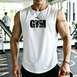 Men's Summer Casual Sleeveless Tank Top Print mesh breathable Daily Wear Light Workout Stylish Streetwear Vest men tops