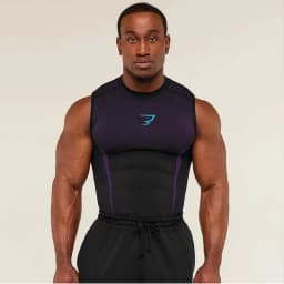 Compression Sleeveless Shirt Men Gym Fitness Basketball Sport Vest Manga Tight Tank Mesh Quick Drying Top Breathable Summer Male