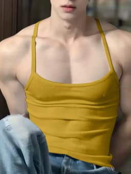 Summer 2026 Men's Casual Short Sleeve T-Shirt Fashionable Versatile Top Men's Wear Upper Apparel Tank Top