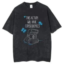 Life Is Strange Cotton T-shirt Short Sleeve Custom Man T-shirts Mens Tshirt Hip Hop Streetwear New Arrival Male Clothes