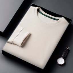 Men's Casual Waffle Round Neck T-shirt Breathable, Comfortable and Fashionable Long Sleeved T-shirt