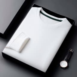Men's Casual Waffle Round Neck T-shirt Breathable, Comfortable and Fashionable Long Sleeved T-shirt