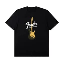 2025 Summer New Fender Jimi Hendrix Fender Electric Guitar Print Graphic T-shirt Men's Short Sleeve T-shirt Street Wear Summer