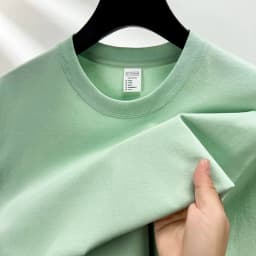 100% Pure Cotton Summer High-end Brand Men's Short Sleeve Round Neck Fashionable Style Half Sleeved Top Breathable T-shirt