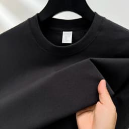 100% Pure Cotton Summer High-end Brand Men's Short Sleeve Round Neck Fashionable Style Half Sleeved Top Breathable T-shirt