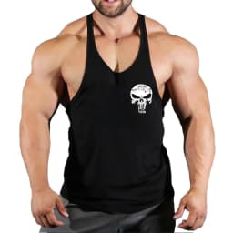 Top Gyms Men's Clothes Tank Vest Gym Shirt Undershirt Man Sportswear Bodybuilding Workout Vests Muscle Clothing Brand Fitness