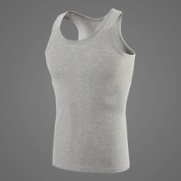 1/3 Piece Men's Cotton Breathable Foundation Joker Black And White Vest Youth Thin Slim Fitness Sports Running Breathable Top
