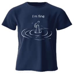T'm Fine Print T-Shirt 100% Cotton Summer Tees For Men Women Oversize Casual Tops
