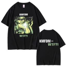 Rock Band Kmfdm Tour 97 Graphic Print T-shirt Summer Men Women Vintage Gothic Punk Streetwear Male Casual Pure Cotton T Shirts