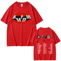 Rock Band Kmfdm Tour 97 Graphic Print T-shirt Summer Men Women Vintage Gothic Punk Streetwear Male Casual Pure Cotton T Shirts