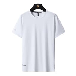 High-Quality Ice Silk T-Shirts Men Plus Size 8XL Male Tshirt Fat Man Tee Shirt Breathable Wearing Tee Tops Running Fast Shipping