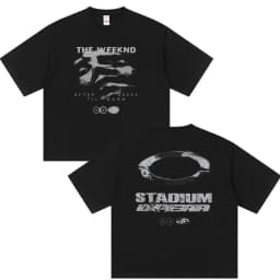 The Weeknd After Hours Til Dawn Stadium European Tour 2026 T-Shirt Men's Hip Hop Pop Fashion Short Sleeve T Shirt Man Streetwear