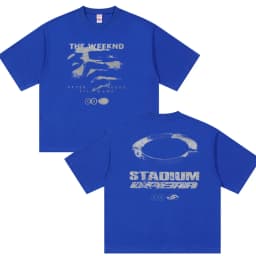 The Weeknd After Hours Til Dawn Stadium European Tour 2026 T-Shirt Men's Hip Hop Pop Fashion Short Sleeve T Shirt Man Streetwear