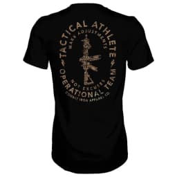 Tactical Athlete Operational Team Men's T-shirt - Combat Iron Military T-shirt - Suitable for Sports Wear Pure Cotton
