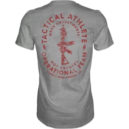 Tactical Athlete Operational Team Men's T-shirt - Combat Iron Military T-shirt - Suitable for Sports Wear Pure Cotton