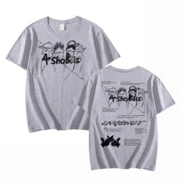 High Quality Cotton LNGSHOT Jay Park Same T-Shirt Summer Street Style Short-Sleeve Tee Men Women Trendy Hip Hop Crew Neck Top