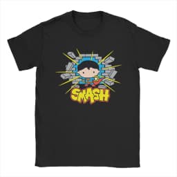 Men Women Comics Supermans T Shirts 100% Cotton Tops Casual Short Sleeve Round Collar Tees Gift Idea T-Shirt
