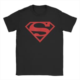 Men Women Comics Supermans T Shirts 100% Cotton Tops Casual Short Sleeve Round Collar Tees Gift Idea T-Shirt