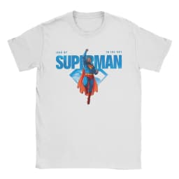 Men Women Comics Supermans T Shirts 100% Cotton Tops Casual Short Sleeve Round Collar Tees Gift Idea T-Shirt