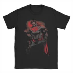 Men Women Comics Supermans T Shirts 100% Cotton Tops Casual Short Sleeve Round Collar Tees Gift Idea T-Shirt