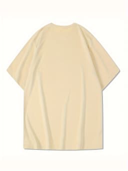 Men's Summer 100% Pure Cotton Fashionable Casual Sports Loose Mountain Print Round Neck Short Sleeved T-Shirt Top