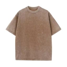 American Style Retro Heavyweight Solid Color Short Sleeved T-shirt Men Women Summer Street Trendy Washed Old Oversized Clothes