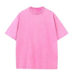American Style Retro Heavyweight Solid Color Short Sleeved T-shirt Men Women Summer Street Trendy Washed Old Oversized Clothes
