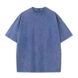 American Style Retro Heavyweight Solid Color Short Sleeved T-shirt Men Women Summer Street Trendy Washed Old Oversized Clothes
