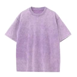 American Style Retro Heavyweight Solid Color Short Sleeved T-shirt Men Women Summer Street Trendy Washed Old Oversized Clothes