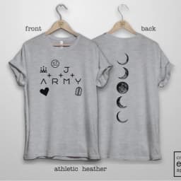 Kpop Army Tattoo Printed T-shirt World Tour Concert T-Shirt Summer Pure cotton Men's T-Shirt Kid's Clothing Tee Y2k Woman