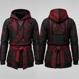 Mens 3D Printed Tactical Vest Look Hoodie Polyester Zip Up Sweatshirt Outdoor Streetwear Graphic Jacket with Faux Pocket