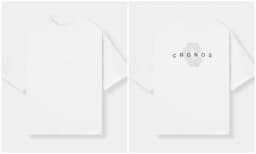 2026 CRONOS Minimalist T-Shirt, Letter Logo Print, Oversized Heavy Cotton Streetwear For Men Women Casual Summer Short Sleeve