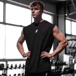 Men's Sleeveless Sports Shirts, Gym Workouts, Running, Quick-Drying Bird's Eye Fabric Vests, Breathable, Loose, Training Vests