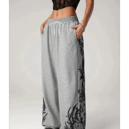 2026 Summer Fashion New Gothic Dark Punk Style 3D Printed Loose Outdoor Pants Street Harajuku Leisure Sports Loose Causal Pants