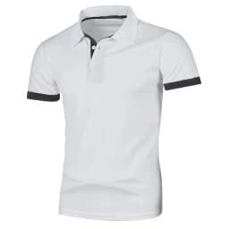 Summer Mens Polo Shirts Short Sleeve Sport T Shirt Quick Dry Athletic Workout Polo Lightweight Breathable Streetwear