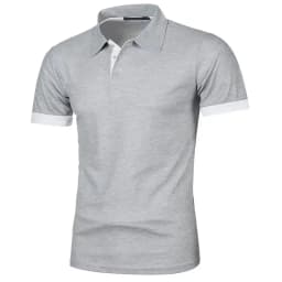 Summer Mens Polo Shirts Short Sleeve Sport T Shirt Quick Dry Athletic Workout Polo Lightweight Breathable Streetwear