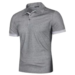 Summer Mens Polo Shirts Short Sleeve Sport T Shirt Quick Dry Athletic Workout Polo Lightweight Breathable Streetwear