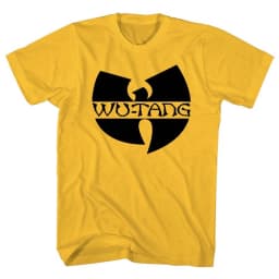Classic Yellow Legendary Rap Group Wu Tang Band T-Shirt Cotton Graphic Tee Men Women Summer Streetwear