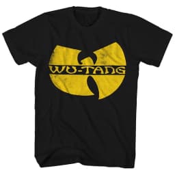 Classic Yellow Legendary Rap Group Wu Tang Band T-Shirt Cotton Graphic Tee Men Women Summer Streetwear