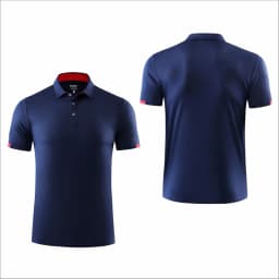 Quick Drying Short Sleeved Polo Shirt Golf Company Group Brand Breathable Lapel Sports Short Sleeved 8-Color Large