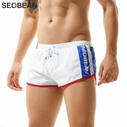 SEOBEAN Shorts Mens Bermuda Beach Men Shorts Male Brand Board Shorts Men's Short Leisure Fitness Fashion Jogger 4 Colors