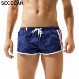 SEOBEAN Shorts Mens Bermuda Beach Men Shorts Male Brand Board Shorts Men's Short Leisure Fitness Fashion Jogger 4 Colors