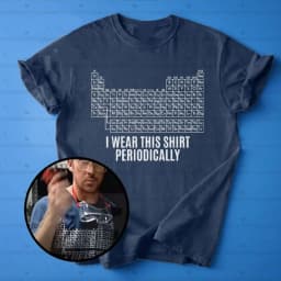 Dr Grace's Periodic Table Shirt Project Hail Mary T shirt Jazz Hands I Wear This Shirt Periodically Funny Amaze Graphic T Shirts