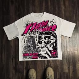 Graphic T-shirt Men Women Vintage Top Hip Hop Streetwear Oversized Tshirt Short Sleeve Casual Clothing Summer Fashion Trendy Tee